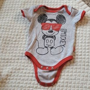 Mickey Onesie 0-3 Month